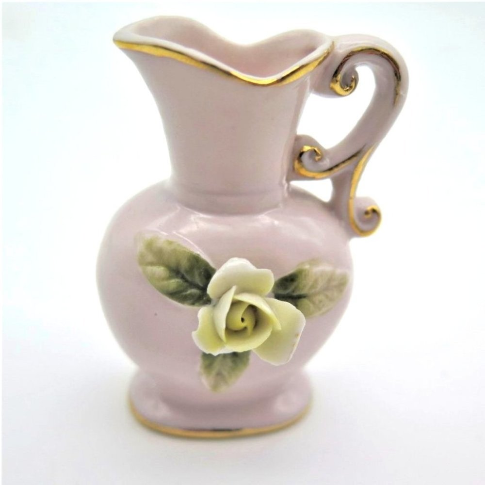 Miniature Porcelain Vase Pitcher
